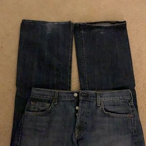 7 FAMK Relaxed fit straight leg jeans 32x32